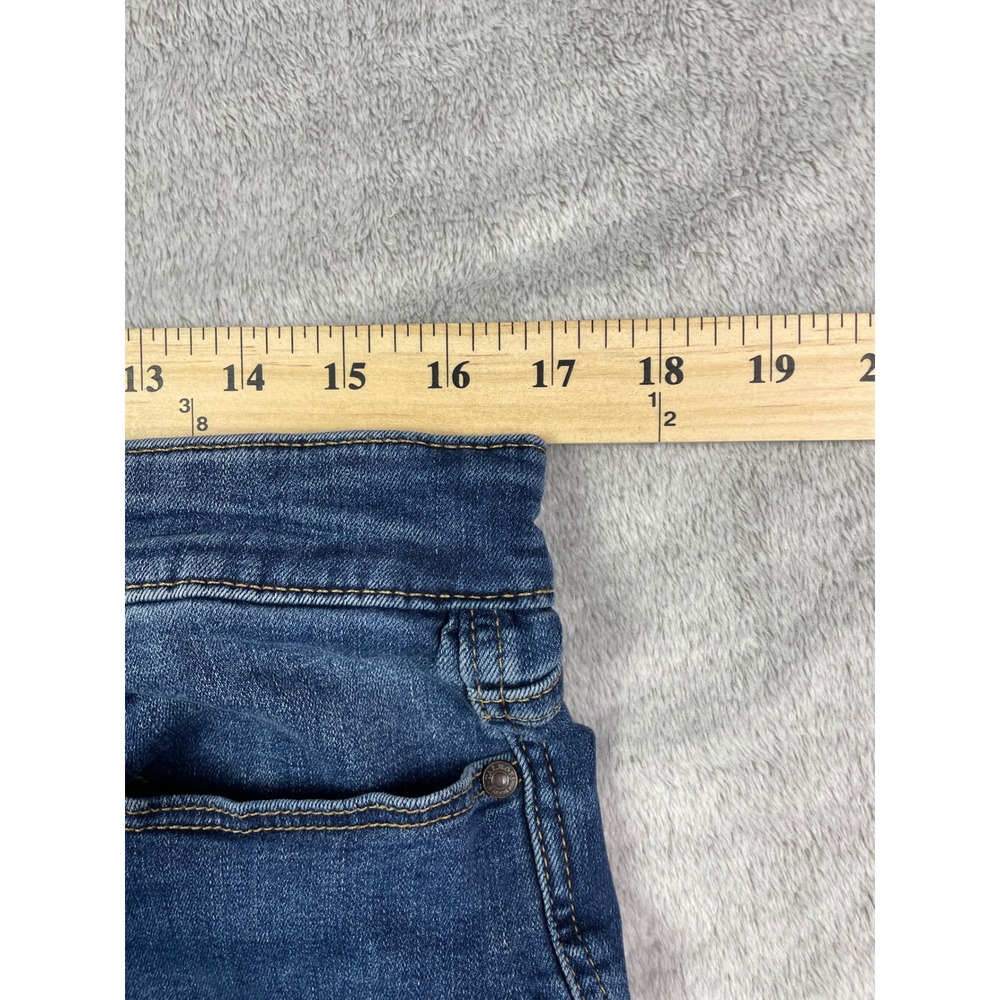 Talbots Jeans Womens 12 High Waist Straight Blue Denim Simply Flattering Stretch - Picture 7 of 14